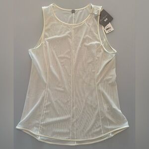 UNIQLO x Mame Kurogouchi Sheer Tank Top Size Small Ivory Japanese Exclusive F/S